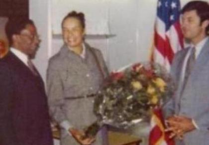 [Ambassador and Mrs. Bolen with Alan Parker at U.S. BDO.]