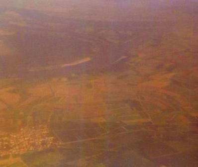 [Toward London six miles above the Thames Estuary]