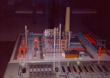 [n-Paraffins model plant in DDR exhibit.]