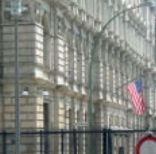 [The U.S. Embassy in East Berlin.]