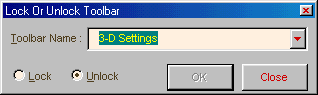 Lock Or Unlock Toolbar