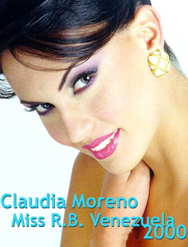Claudia Moreno, Miss R.B. de Venezuela 2000