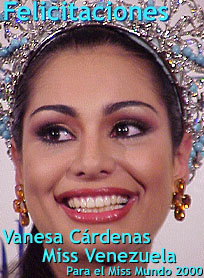 Vanesa Crdenas, Miss Venezuela 2000