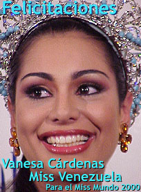 Vanesa C�rdenas, Miss Venezuela 2000