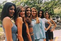 El grupo de candidatas que se disputar la banda de Miss Carabobo