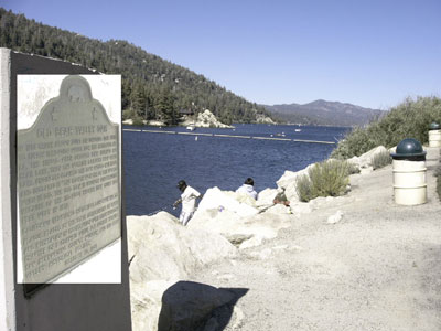 This is looking toward Big Bear Lake.