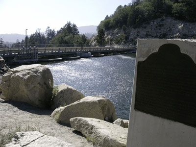 This is the "new" Dam with route 18 crossing.