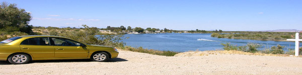 Here is a panorama view of the Colorado River just north of Blythe, CA on hyw 95.