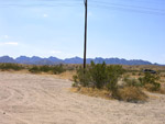 This is the Landmark (telephone pole) to watch for just north of river camps past Blythe