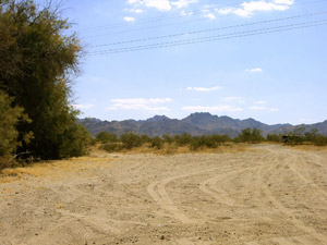 Heres looking to the west with the mountains, out towards hyw 95.