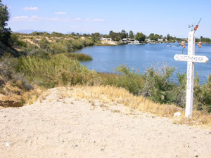 Here is the Colorado River looking north near a split just north of Blythe, CA.
