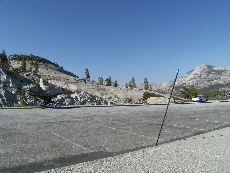 Here is the beginning of a panoramic shot of Olmsted Point, Yosemite