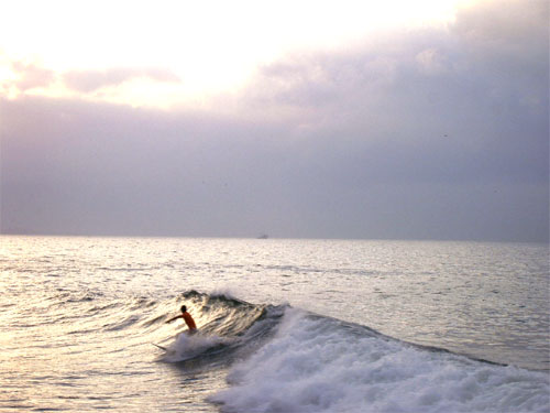 Here is one of the first rides as the Sun is just rising.