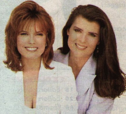 A picture of Lauren and Sheila in B&B