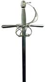 Traditional epee with ornate guard and handle