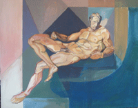 figura masculina en reposo