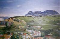 El pe&ntilde;&oacute;n de Gibraltar-Oleo 100x 70cm Colecci&oacute;n Rafael González Custodio-ESPA&Ntilde;A -2000