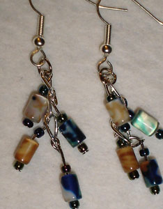 Earth-Chain Link Earrings