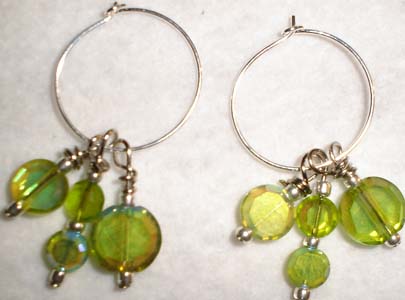 Pear-Hoop Earrings