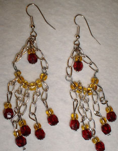 Rose-Chandelier Earrings