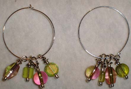 Wattermellon-Hoop Earrings