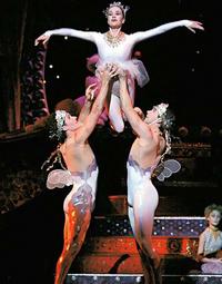 Robert Curran, Lucinda Dunn and Timothy Farrar in Sleeping Beauty.