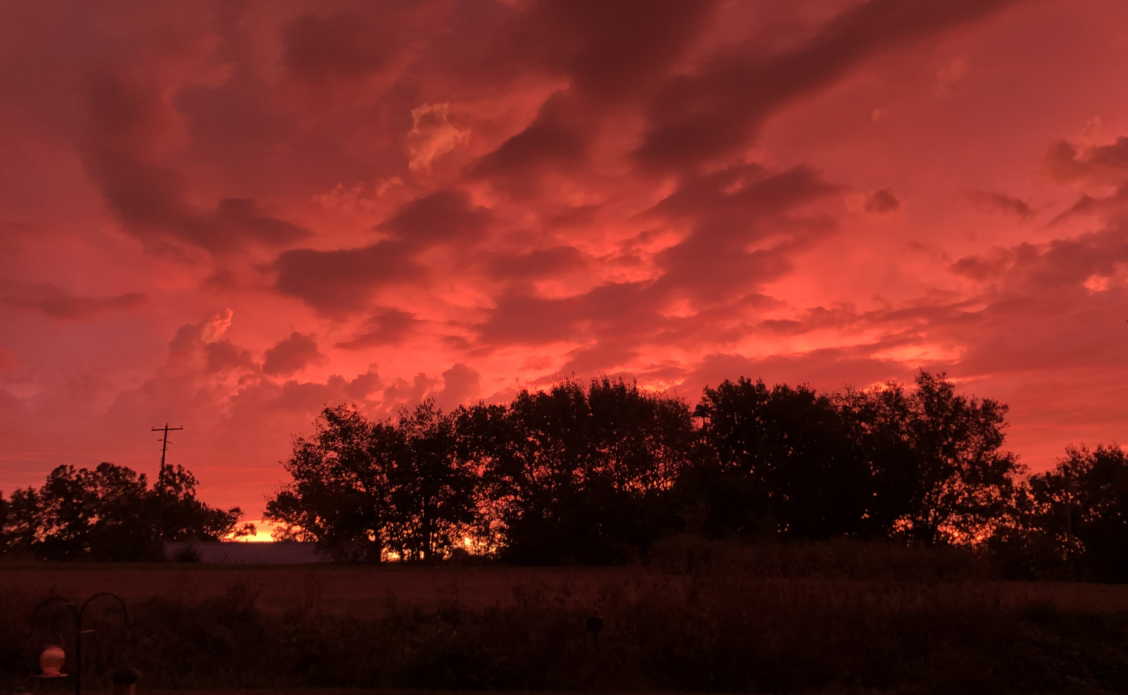 Red Sky Sunrise