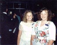 8th grade graduation -- Me and Chris