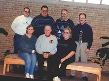 Grandpa Kleber and his kids, Aunt Kathy, Uncle Jim, Mother, Uncle Norm, Uncle Ron and Uncle John