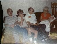 Uncle Andy, Uncle Dan, Grandpa and Grandma Lech