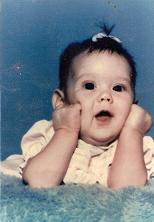 Ashleigh as a baby