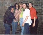 My bachelorette party with friends (I'm in the white)