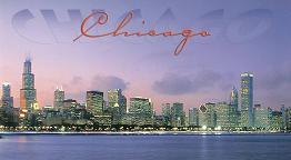 Chicago at dusk