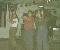 Dancing at a party