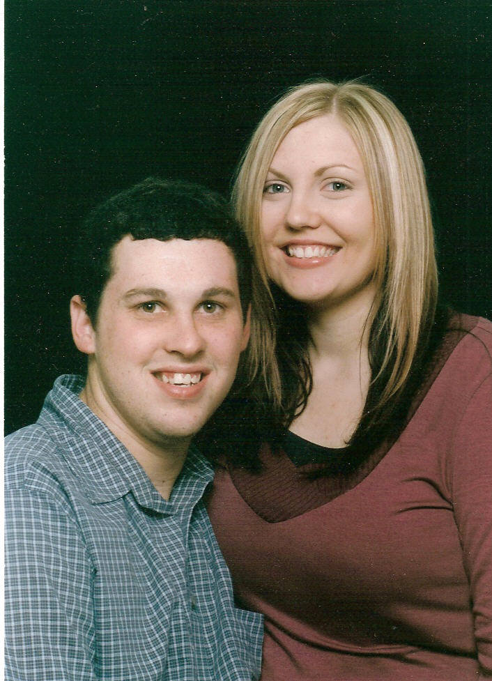 Noelle and her fiance Jimmy 2005