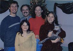 Uncle Ron, Aunt Lisa, David, Caitlin and Veronica Kleber