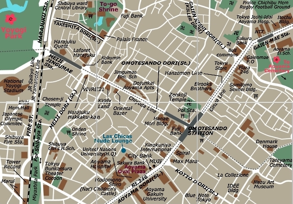 Map Harajuku