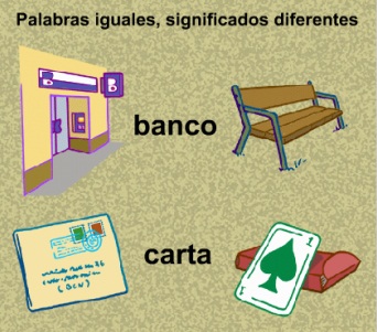 Resultado de imagen para homonimos