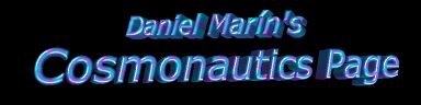 Daniel Mar�n's Cosmonautics Page