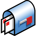 mailbox logo and address