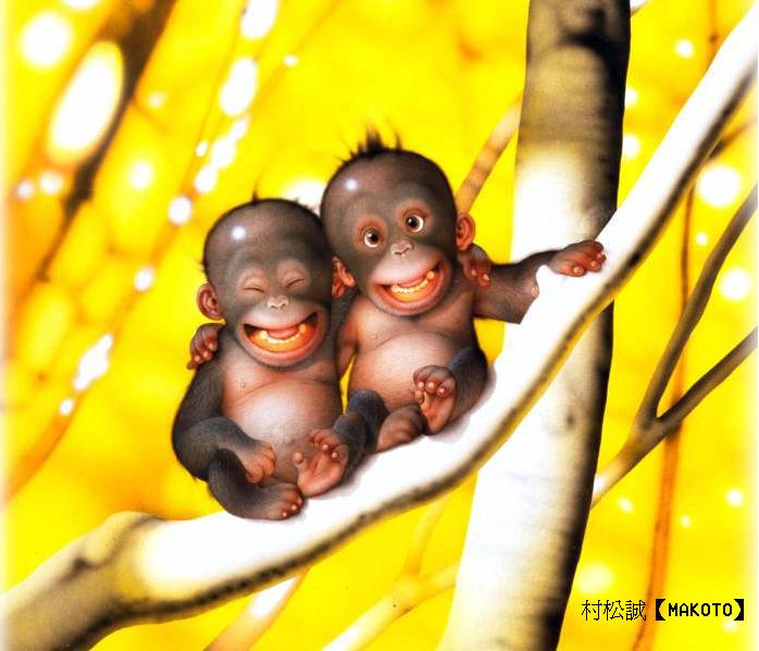 Sharing a smile