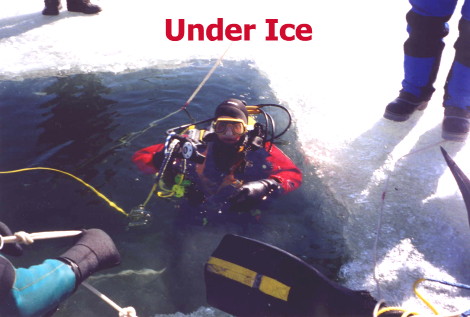 My Under Ice Scuba Course In Cold Lake Alberta Cold Cold Pool.....
