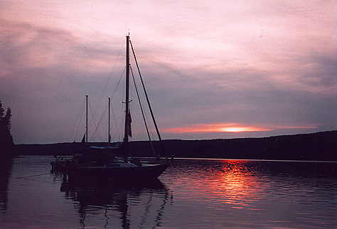 Sunset Fish fries 2002 Murry Island