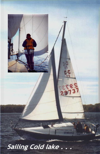 Sailing at Cold Lake 