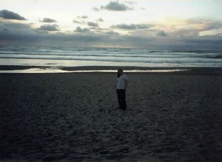 My first sunset - click the photo for another, larger photo.