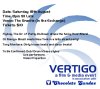 "Vertigo" flier for the Film Department of Otago University
