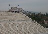The Olympic stadium with the Acropolis in the background