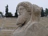 Statue in the Olympic stadium