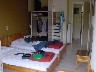 The bedroom in our apartment