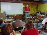Dr. Burks and his chapel announcements